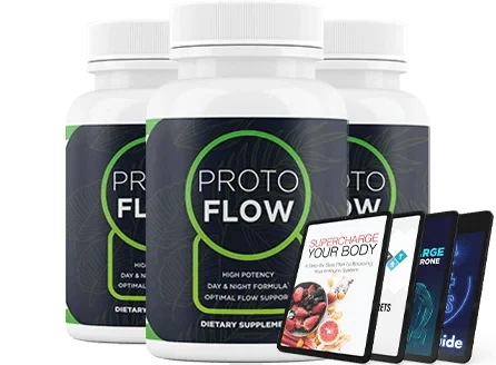 3 bottles of ProtoFlow with bonus e-books